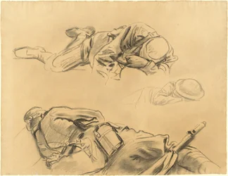 Études pour Gassed, 1918-1919