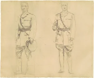 Études des généraux Plumer et Haig pour "Officiers généraux de la Première Guerre mondiale"