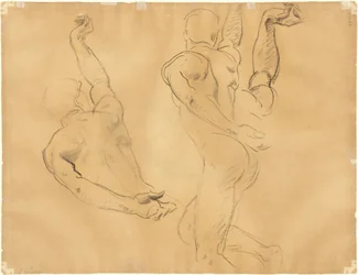 Études de nus masculins, 1918-1919