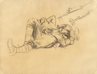 Étude pour Gassed, 1918-9
