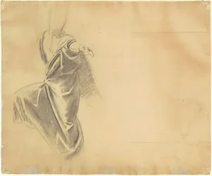 Étude de draperie (verso)