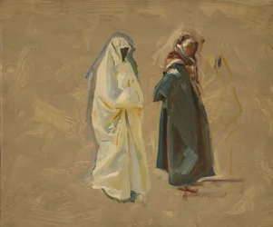Étude de deux Bédouins