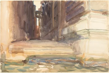 La Calle della Rosa avec le Monte di Pietà, Venise