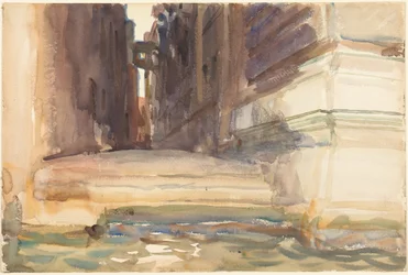 La Calle della Rosa avec le Monte di Pietà, Venise