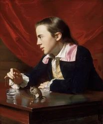 Un garçon avec un écureuil volant (Henry Pelham)