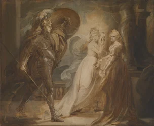Étude pour "Le chevalier de la Croix-Rouge