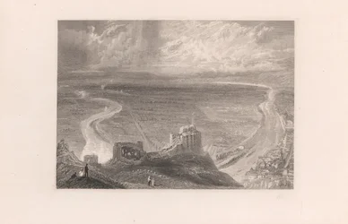 Château Gaillard, depuis l