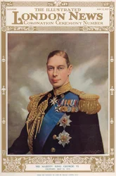 Portrait du roi George VI (1895-1952) de 