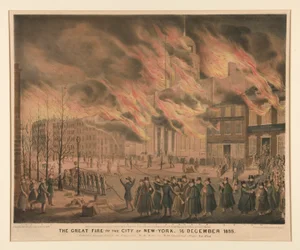 Le Grand Incendie de la ville de New York, 16 décembre 1835