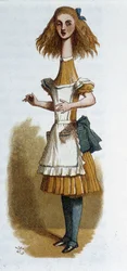 Alice dans « Alice au pays des merveilles » par Lewis Carroll, ill. Tenniel