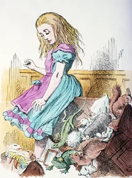 Alice entourée d