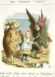 Mock Turtle et Gryphon
