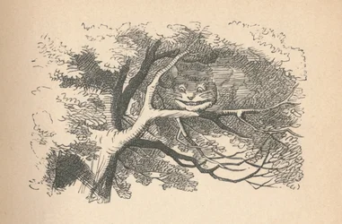 Le Chat du Cheshire commence à disparaître, son sourire est le dernier à partir, 1889
