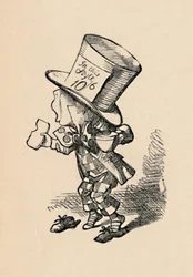 Le Chapelier fou au tribunal, 1889