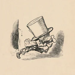 Le Chapelier fou, dans le chapitre Les Tartes, 1889