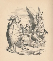 La Fausse Tortue, Alice et le Griffon, 1889