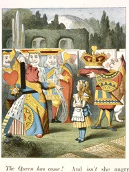 La reine en colère. La Reine de Cœur.