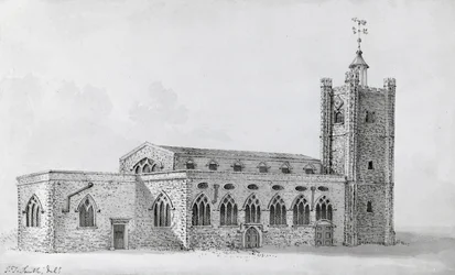 Vieille église de St Giles, c.1718