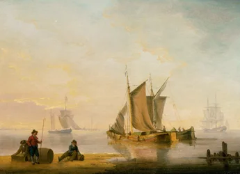 Le port de Weymouth, 1805