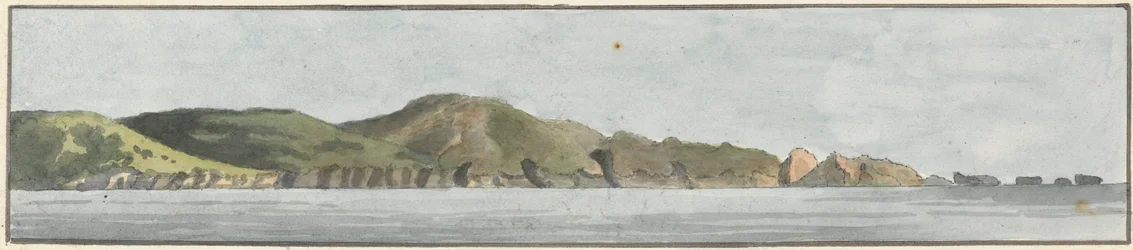 La Pointe de Départ, Nord-Est par Nord (un des cinq dessins sur un montage)