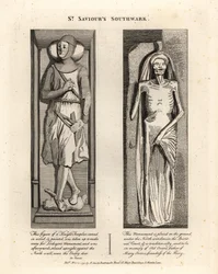 Effigies funéraires à St Saviour