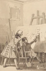 Hogarth peignant 