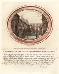 Bibliothèque fondée en 1429 par Richard Whittington, à Christs Hospital, Londres