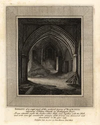 Vestiges de la crypte de l