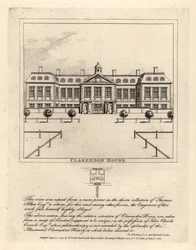 Vue de Clarendon House depuis St James Street, d