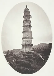 Une pagode près de Chao-Chowfu, vers 1868