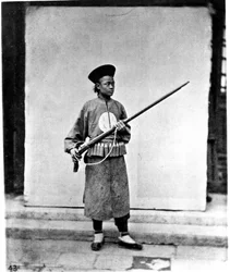 Chine, soldat, vers 1870
