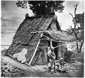 Cabane de montagne, Province de Huzeh, c.1867-72