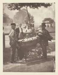 Marchands de champignons et de bière au gingembre