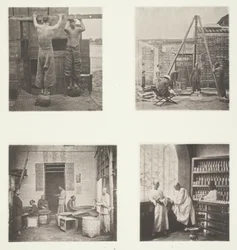 Roulage des thés parfumés Caper et Gunpowder ; pesage du thé pour l