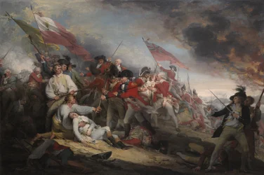 La Bataille de Bunkers Hill le 17 juin 1775
