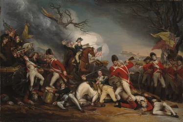 La mort du général Mercer à la bataille de Princeton, 3 janvier 1777