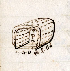 Dessin de la boîte à feu de la 
