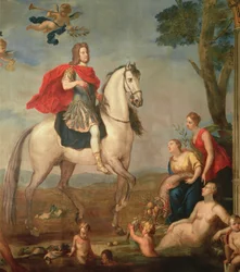 George I à cheval