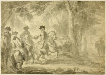 Les coureurs dans le parc