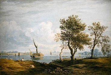 Battersea depuis les rives de la Tamise