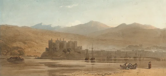 Vue du château de Conwy, Nord du Pays de Galles