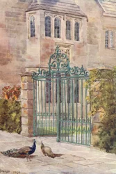 Creech Grange (lithographie couleur)