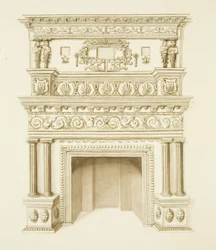 Cheminée dans la 