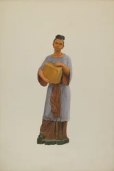 Figure de magasin de thé, vers 1938