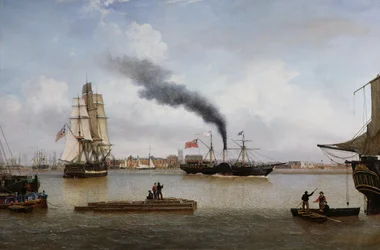 S.S. Forfarshire quittant Hull pour son dernier voyage