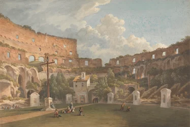 Vue intérieure du Colisée, Rome