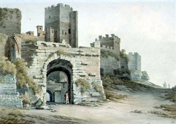 Porta Tiburtina (maintenant Porta di San Lorenzo), Rome, vue de l