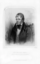 Sir Walter Scott, 1er baronnet, romancier et poète historique écossais, 1870