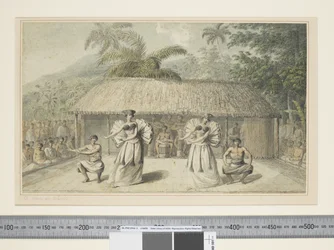 F.13 Une danse à Otaheite, vers 1773-84