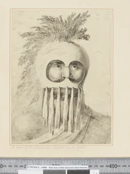 F.38 Un homme des îles Sandwich avec un masque, c.1773-84